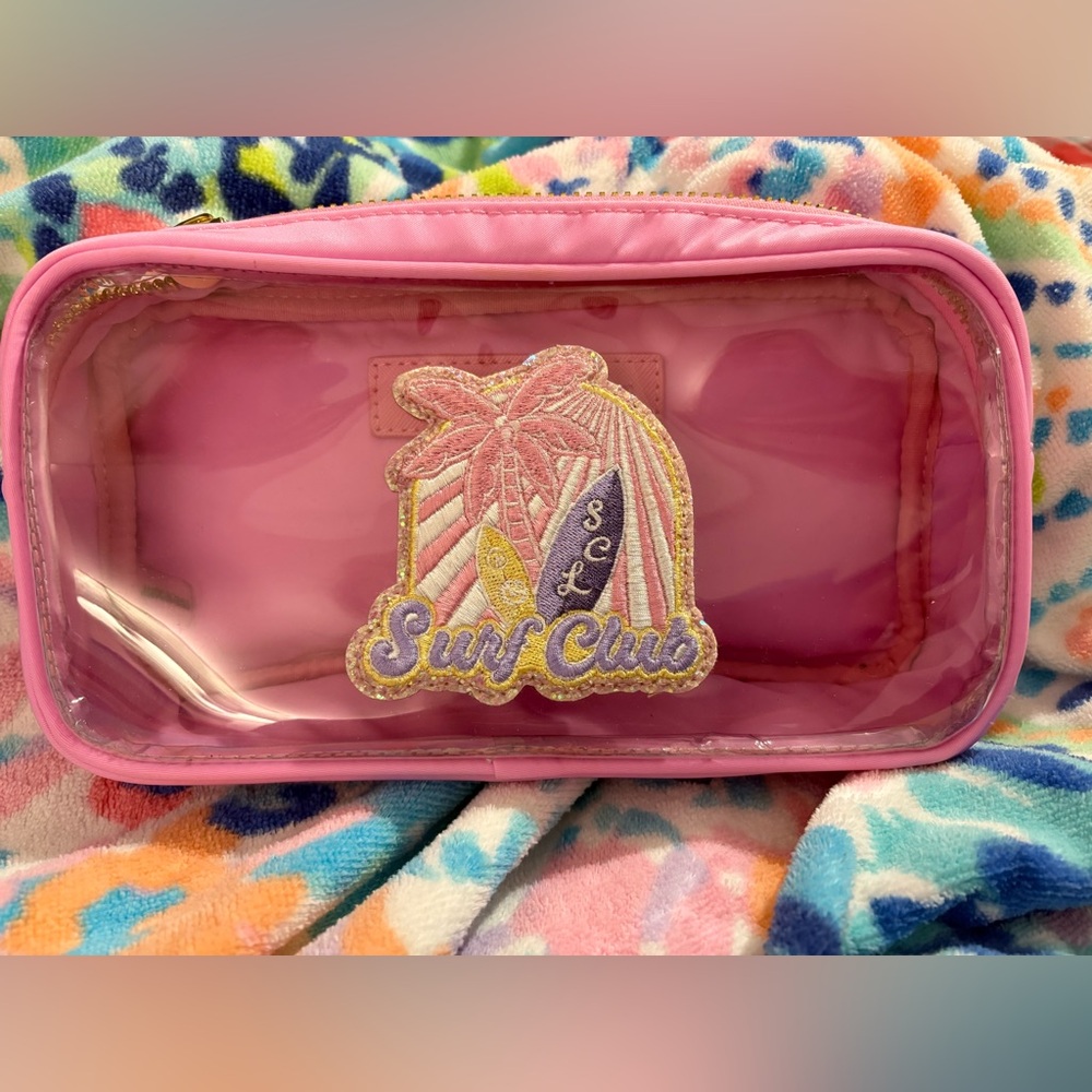 Stoney Clover Lane Pink Surf Club Pouch